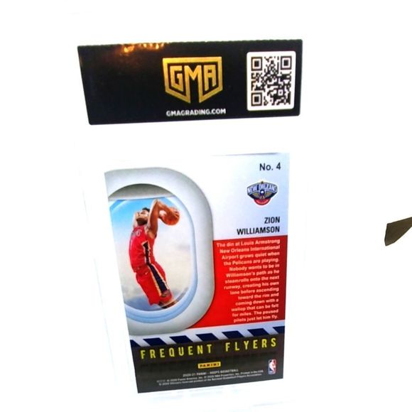 2020 HOOPS ZION WILLIAMSON #4 FREQUENT FLYERS GMA 9 - Picture 6 of 6